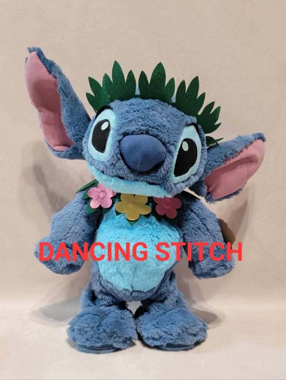 14" Disney Lilo & Stitch dancing Stitch plush toy dance & sing